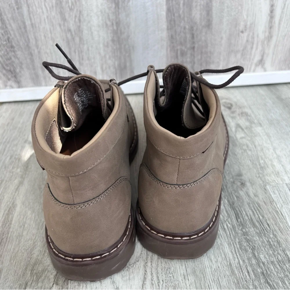 Sonoma Ankle Boots Men's Size 8 Taupe Foster Comfort Lace Up